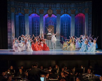  Conducting Prokofiev Cinderella with broken elbow. 